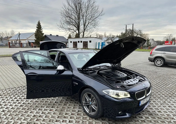 BMW Seria 5 cena 79500 przebieg: 83000, rok produkcji 2014 z Ryki małe 704